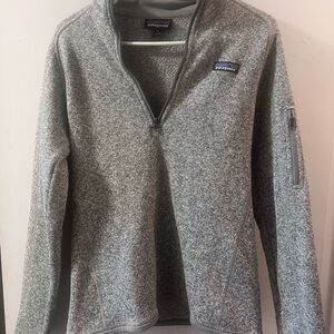 Patagonia Gray Fleece Pullover